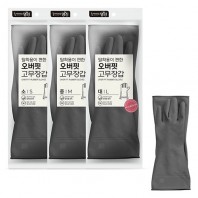 명진 오버핏 고무장갑 그레이 (S/M/L)