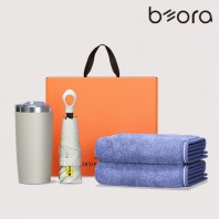 BOR 069 5단 우양산 텀블러 타올 2p세트 (멀티고리+베이직+타올)