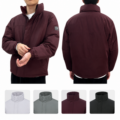 남녀공용 더블볼 오리털 덕다운 오버핏 패딩점퍼 고급 방한복 M-4XL