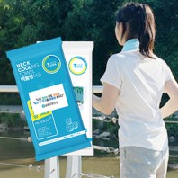 디지웰 넥 바디 쿨링타올 쿨링티슈 아이스 스포츠 얼음 수건 1매