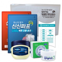 신신 구급함 구급키트 26호 (신신파프5매입 2팩 +바세린100ml +안티푸라민30g+구급키트A 22p)