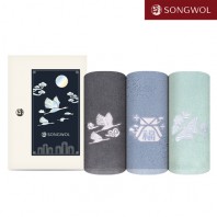 송월타올 달보드레 전통 자개(130g) 자수 1P세트
