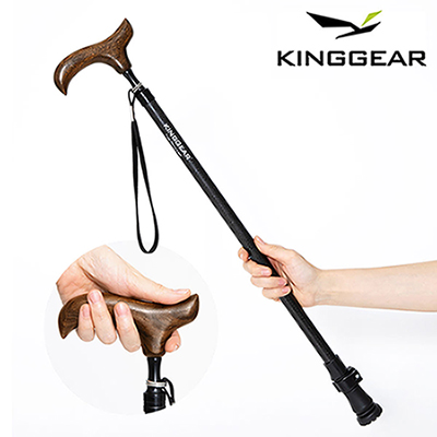 Kinggear KG-W1B 카본 우드 지팡이