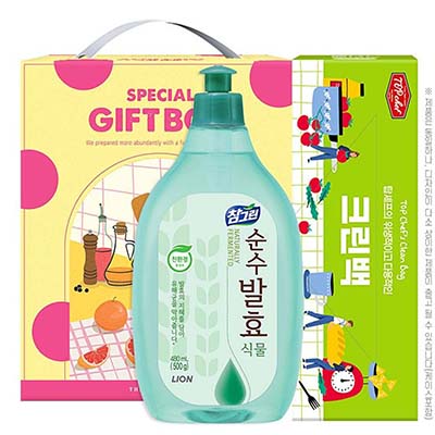 참그린식물500용기 크린백 2종