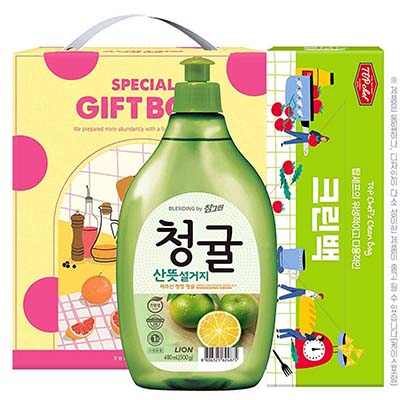 참그린청귤500용기 크린백 2종세트