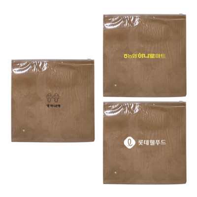 지퍼백/pvc+부직포/포장용지퍼백(L)