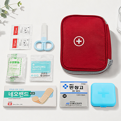 큐브 미니 구급 파우치세트